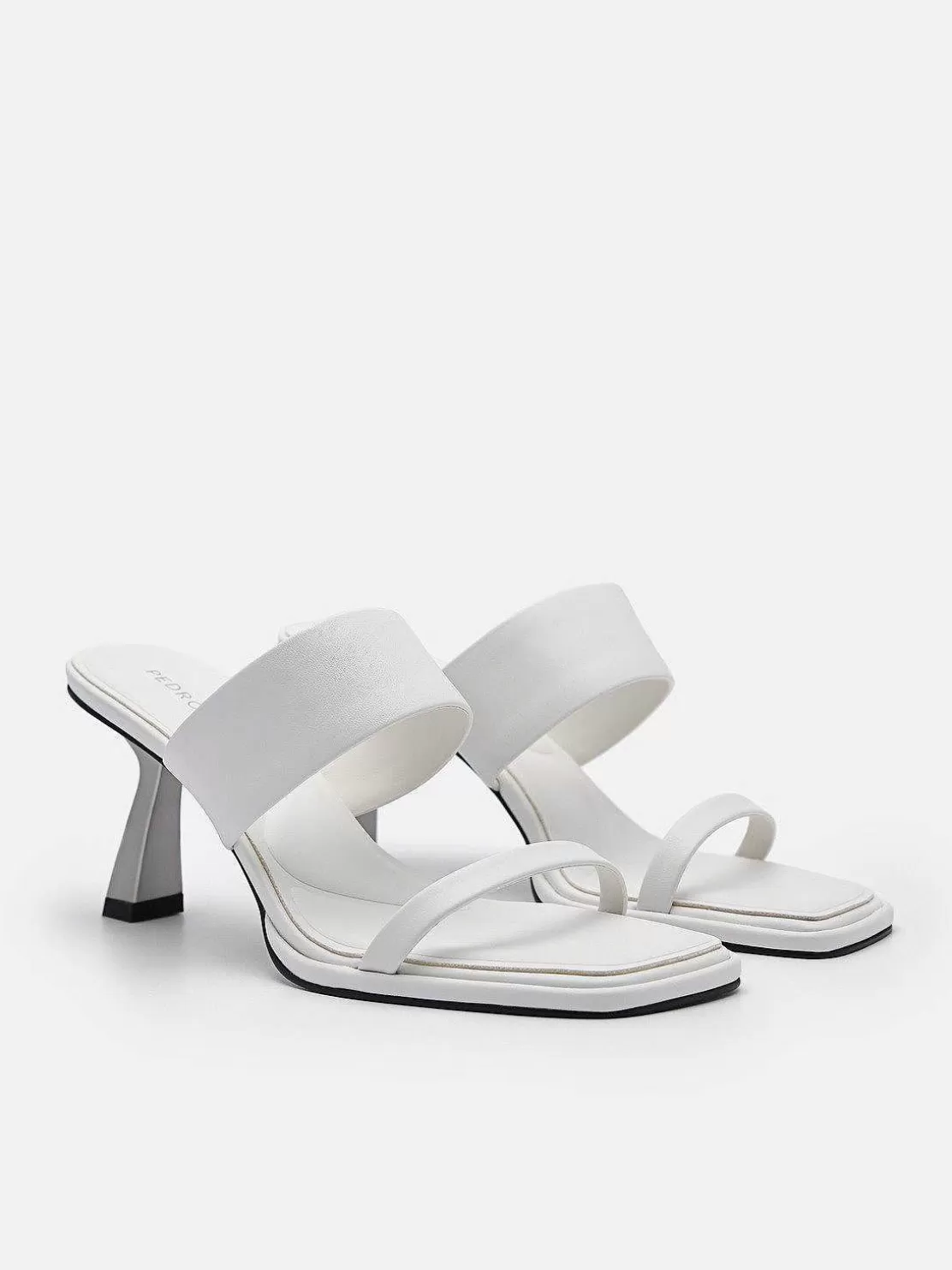 Amelie Leather Heel Sandals<PEDRO New