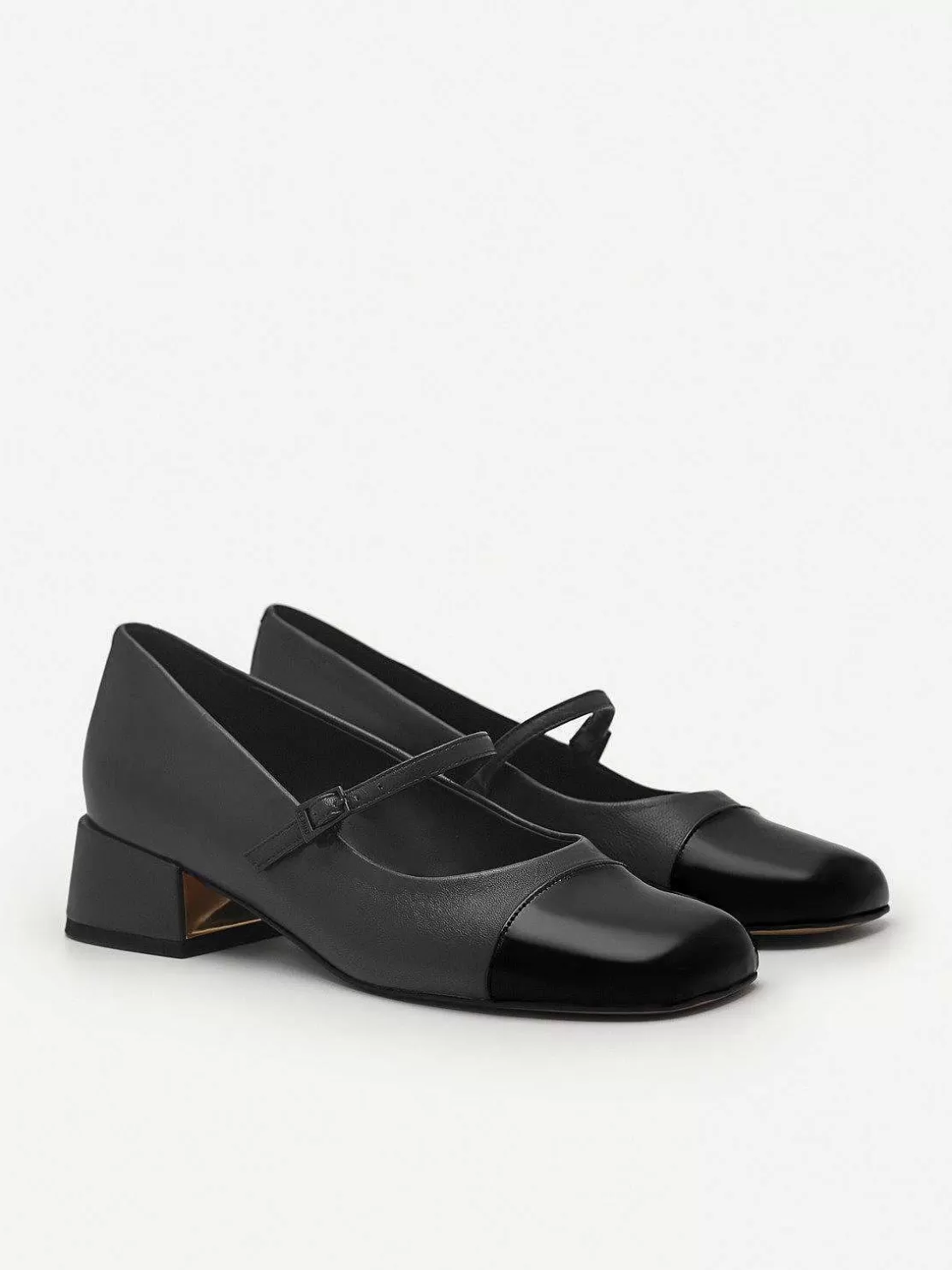 Bianca Leather Mary Jane Pumps<PEDRO Fashion