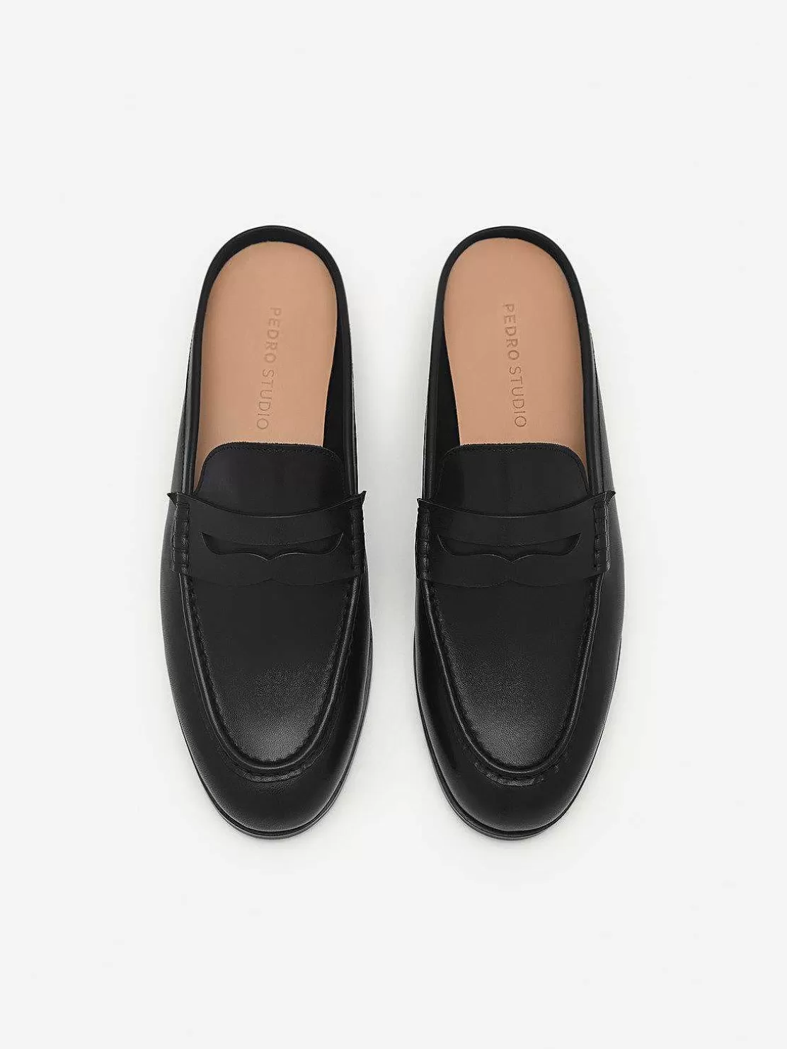 Blake Leather Penny Loafer Mules<PEDRO Shop