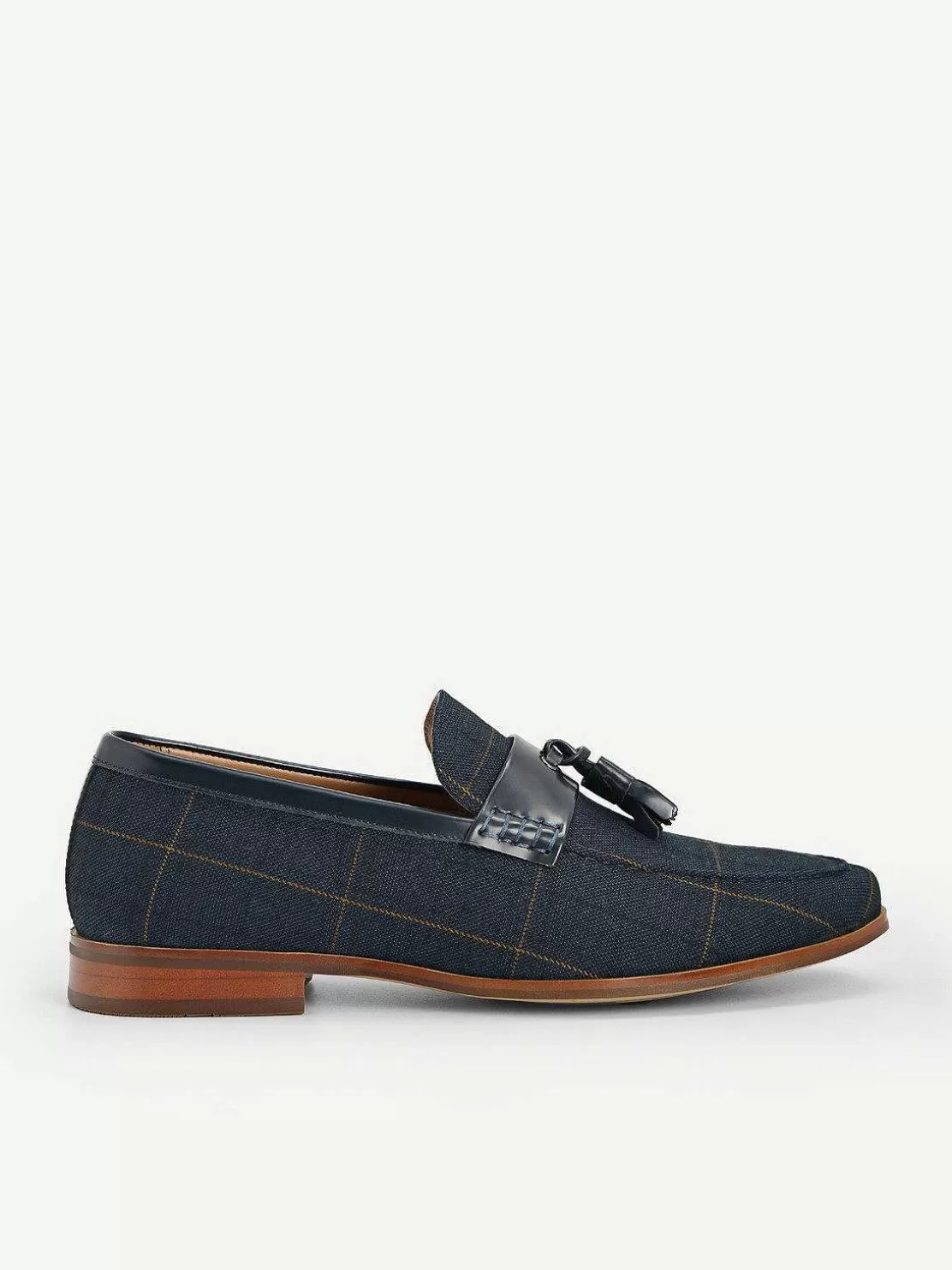 Checkered Tasselled Loafers<PEDRO Clearance