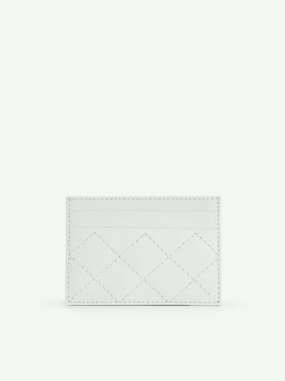 Cris-Cross Pattern Leather Cardholder<PEDRO Best