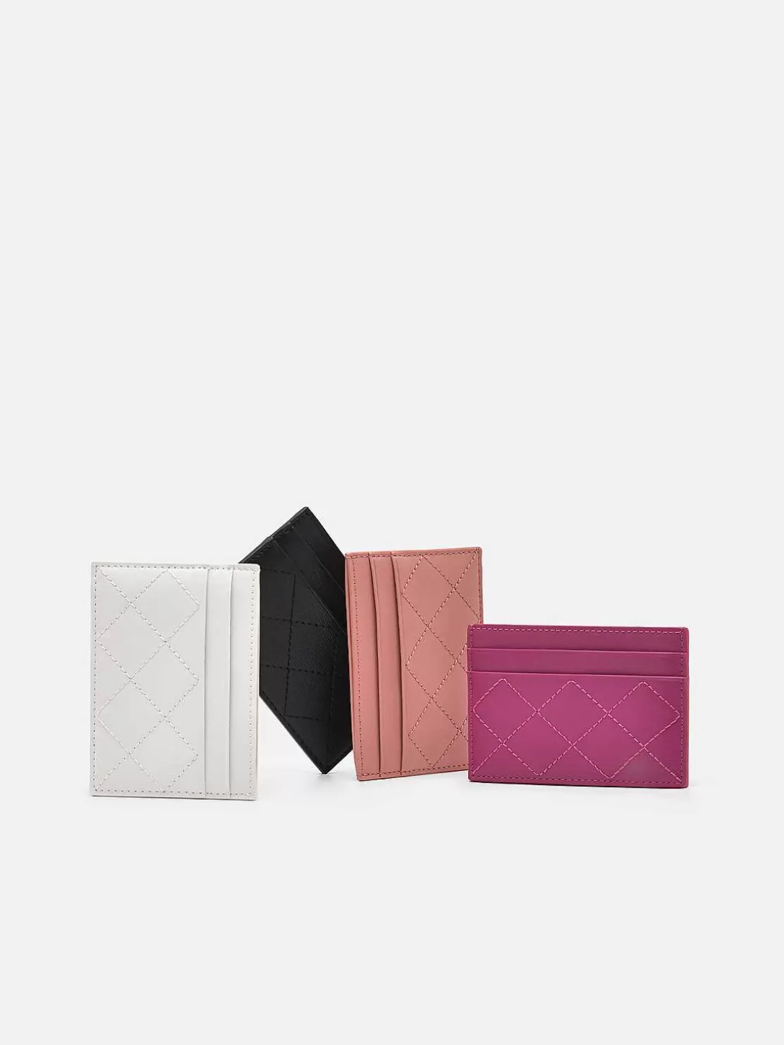 Cris-Cross Pattern Leather Cardholder<PEDRO Flash Sale