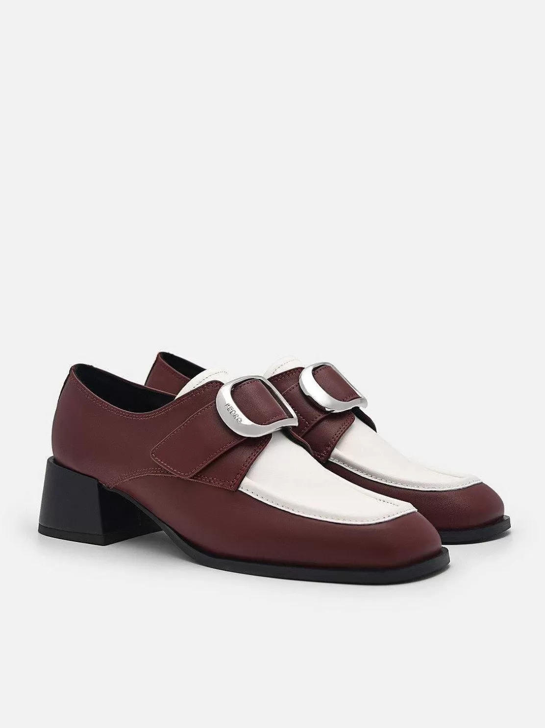 Eden Leather Heel Loafers<PEDRO New