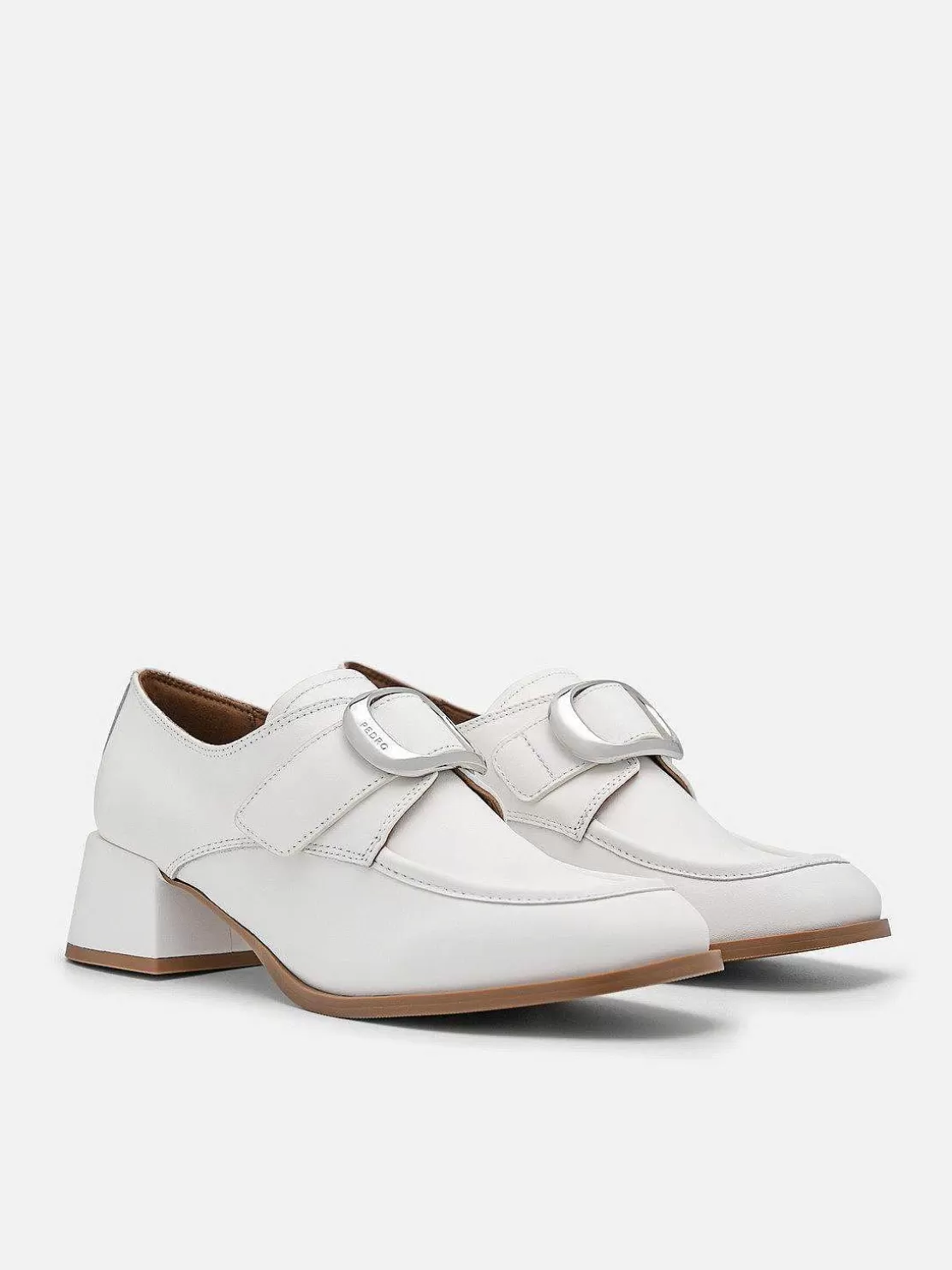 Eden Leather Heel Loafers<PEDRO Online