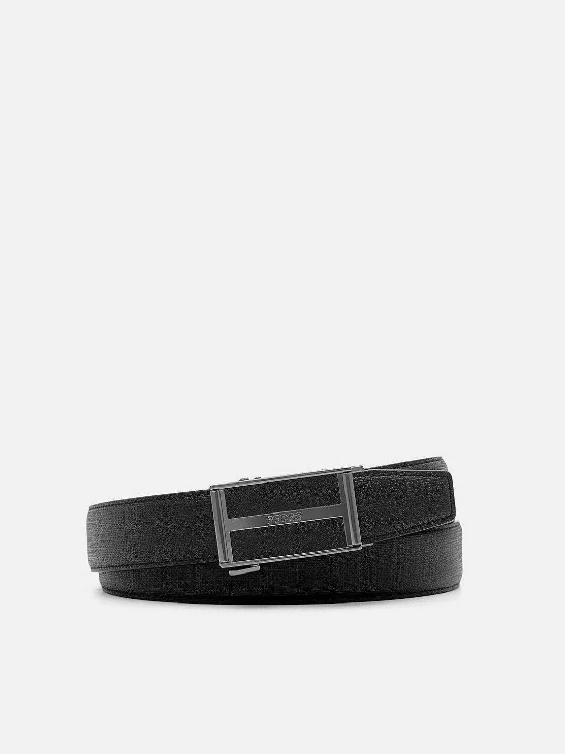 Embossed Leather Automatic Belt<PEDRO Shop