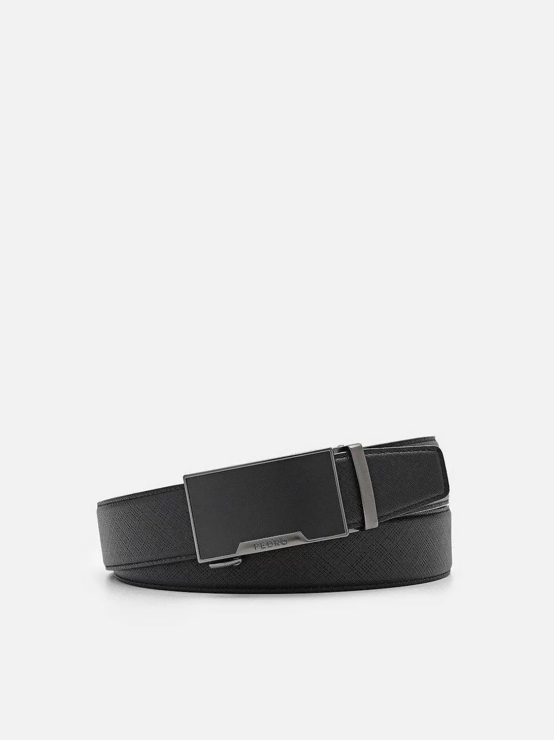 Embossed Leather Automatic Belt<PEDRO Hot