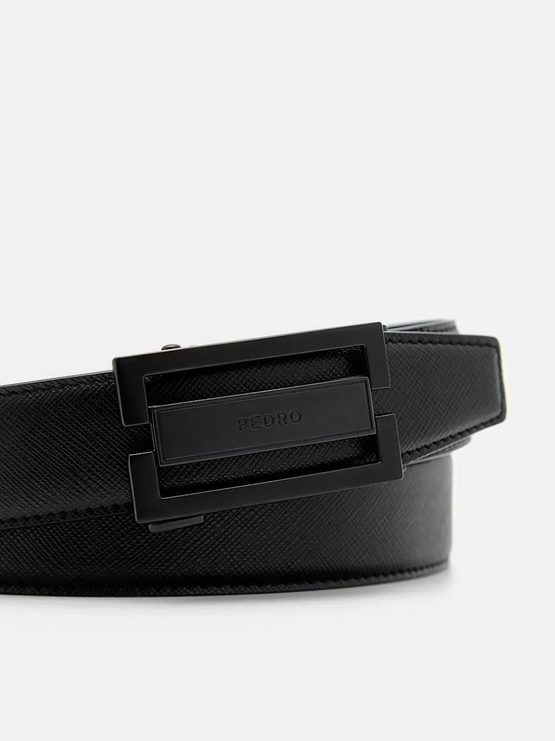 Embossed Leather Automatic Belt<PEDRO New