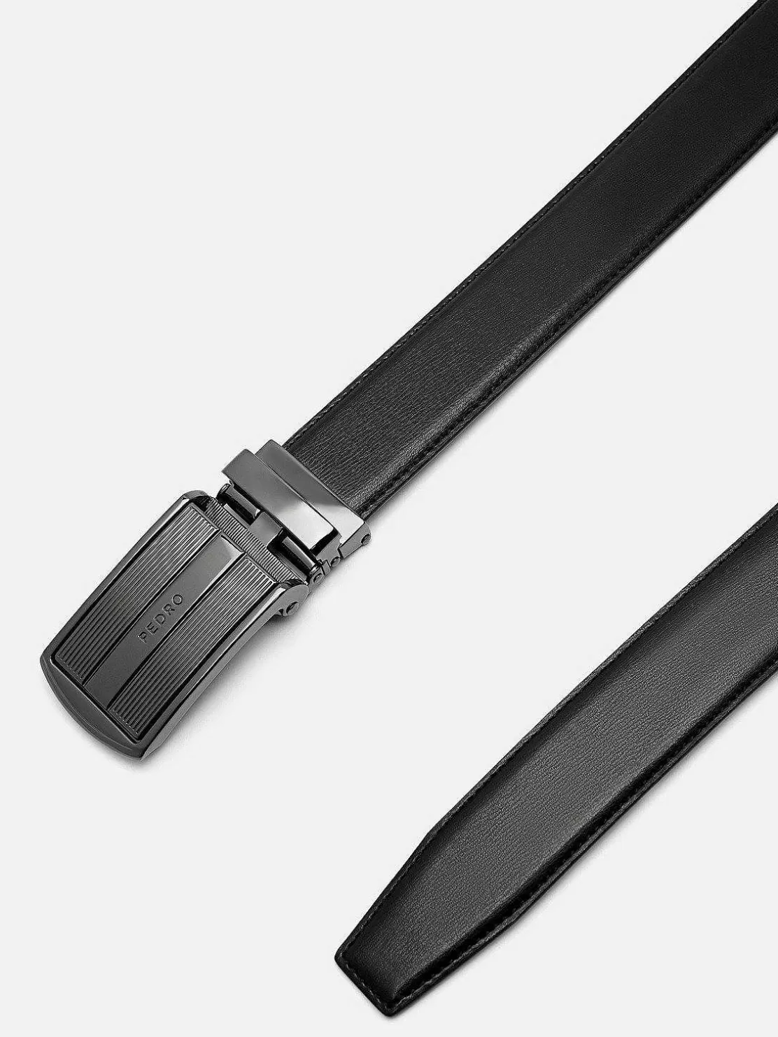 Embossed Leather Automatic Belt<PEDRO Hot