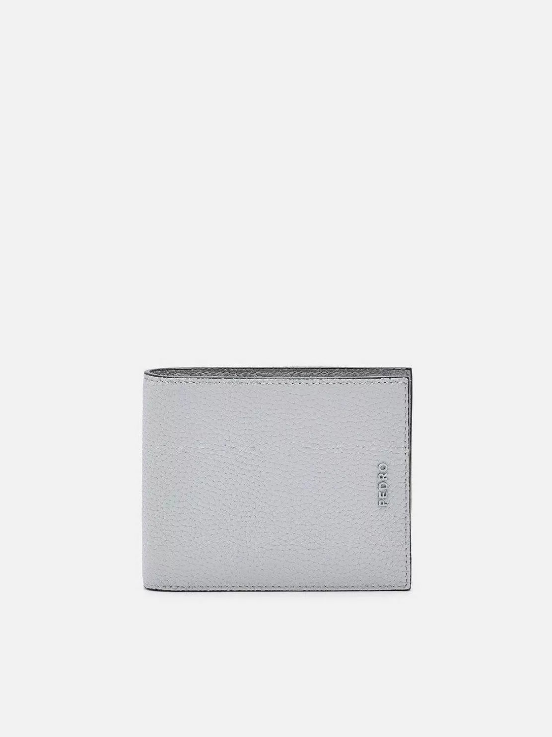 Embossed Leather Bi-Fold Wallet With Coin Pouch<PEDRO Flash Sale