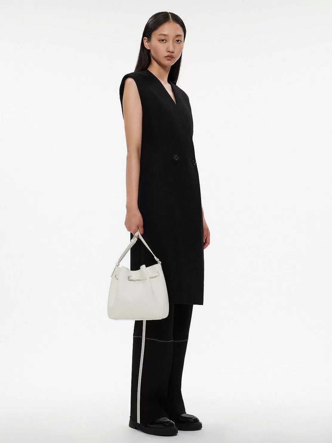 Helix Leather Bucket Bag<PEDRO Store