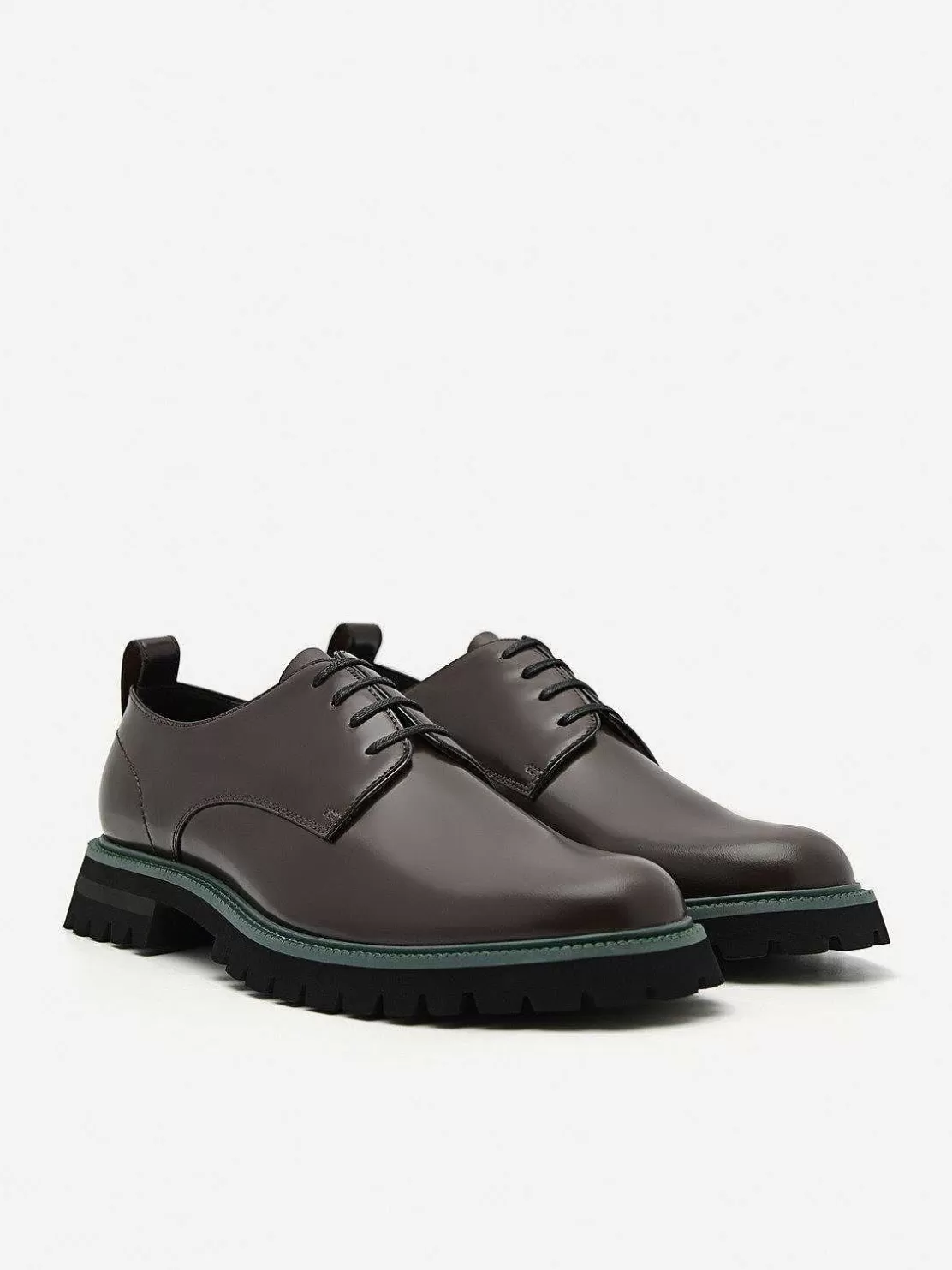 Hendrix Leather Derby Shoes<PEDRO Online