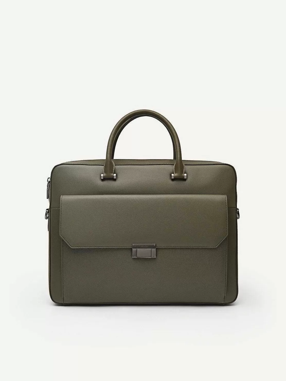 Henry Textured Leather Briefcase<PEDRO Best