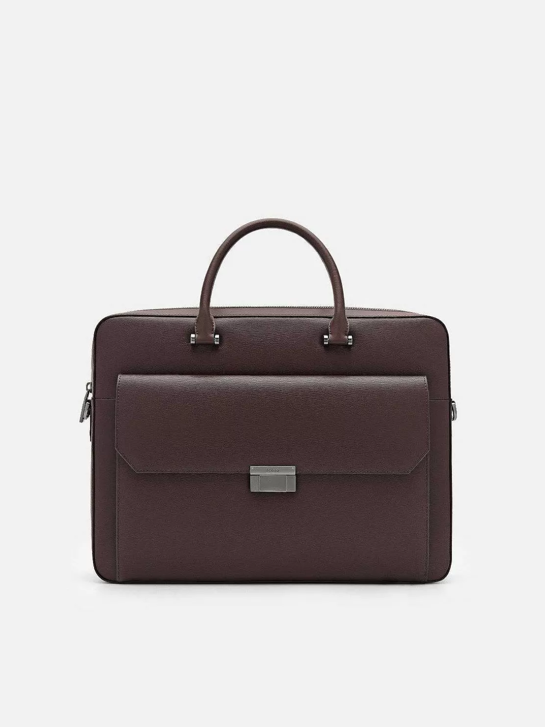 Henry Textured Leather Briefcase<PEDRO Cheap