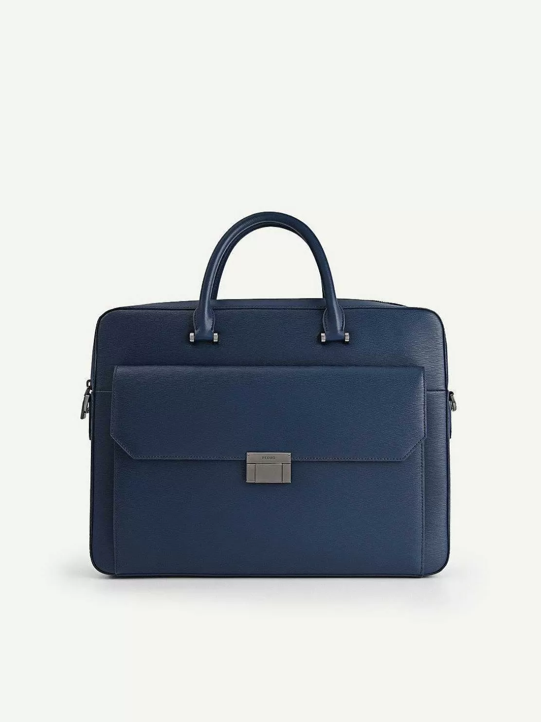 Henry Textured Leather Briefcase<PEDRO New