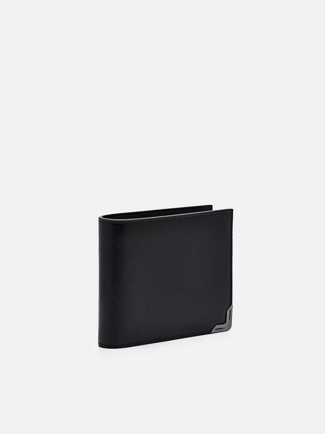 Leather Bi-Fold Flip Wallet<PEDRO Sale