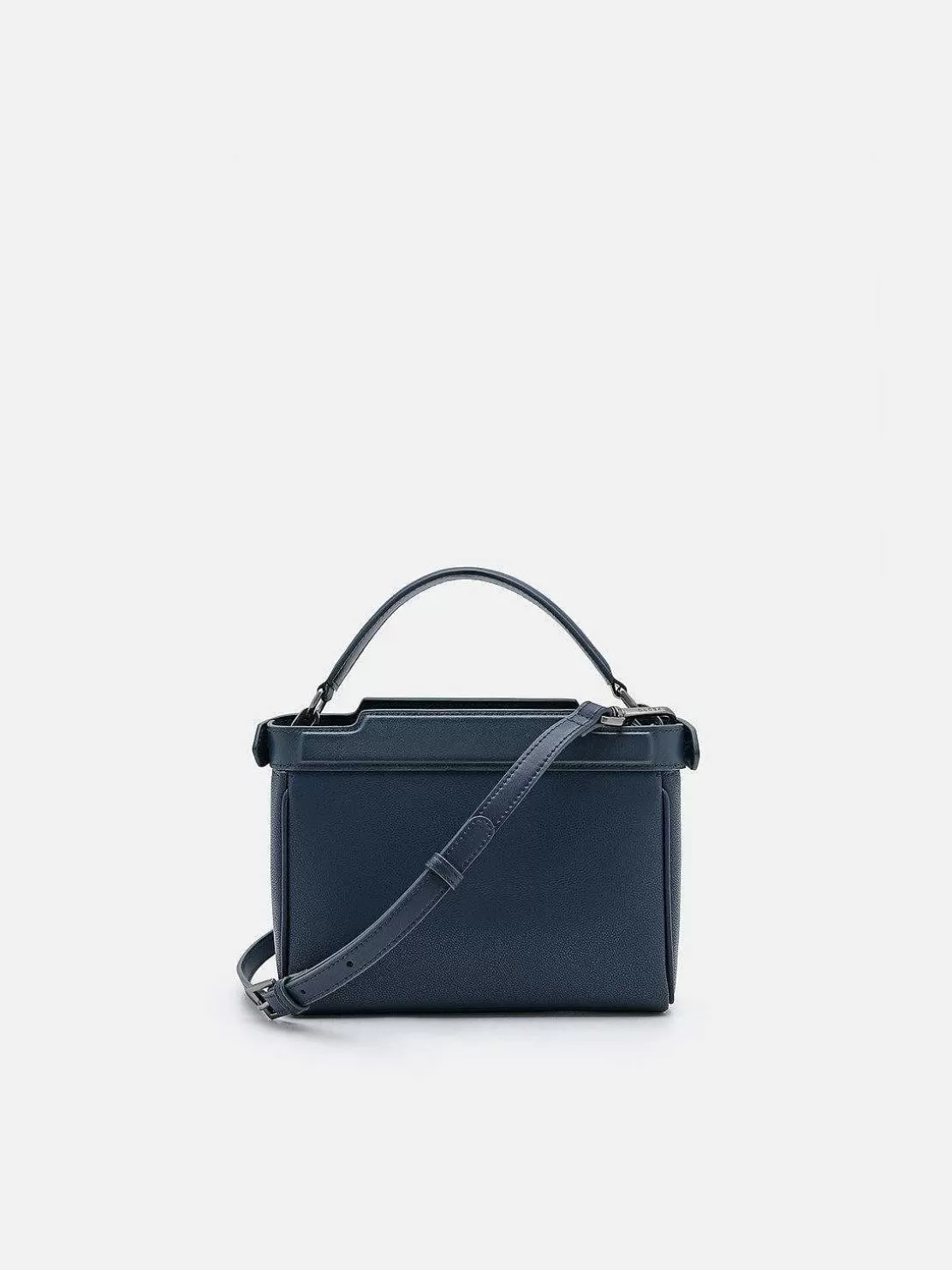 Leather Structured Sling Bag<PEDRO New