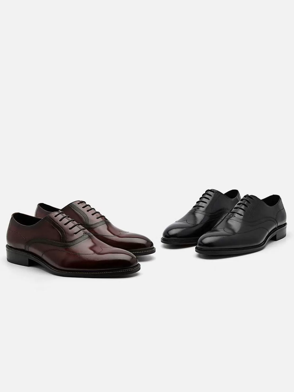 Leather Wingtip Oxford Shoes<PEDRO Clearance