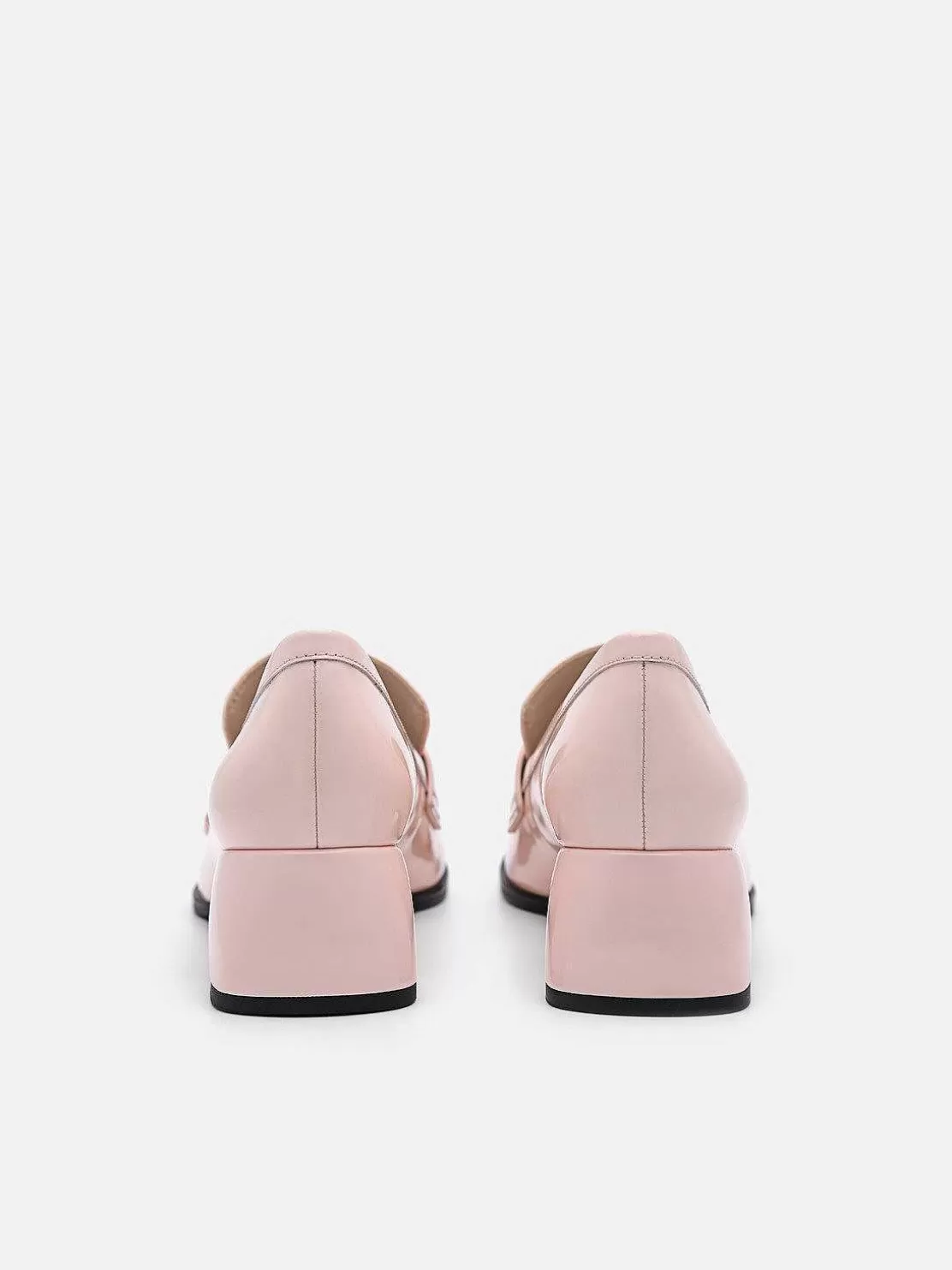 Maggie Leather Heel Loafers<PEDRO Store