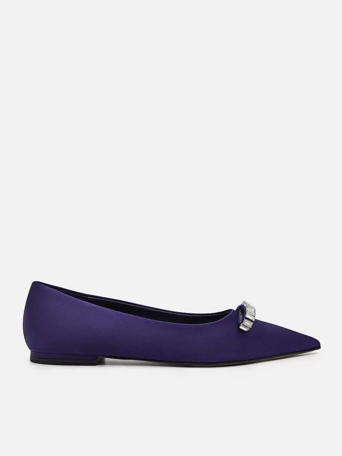 Mindy Satin Ballet Flats<PEDRO Clearance