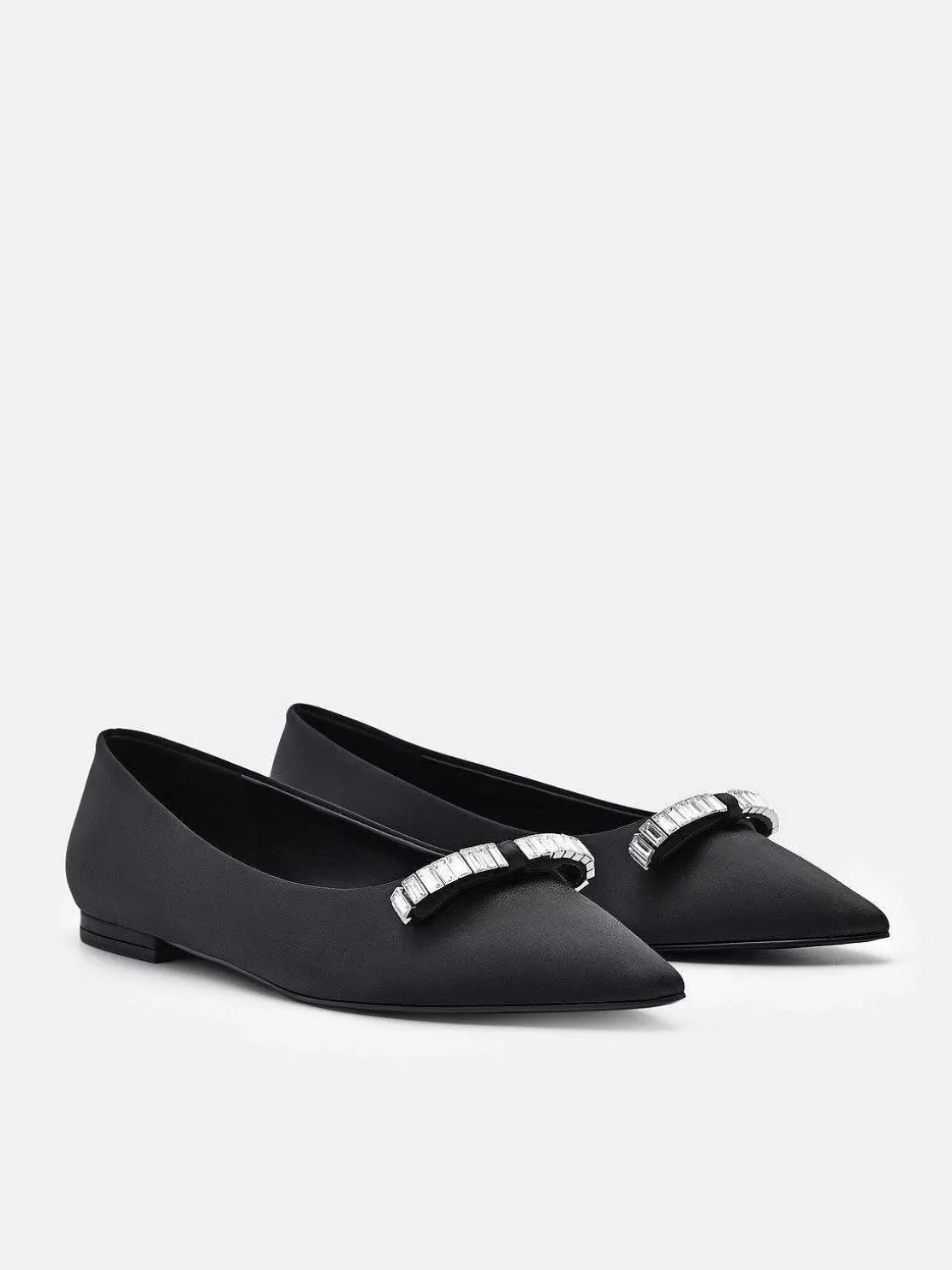 Mindy Satin Ballet Flats<PEDRO Store